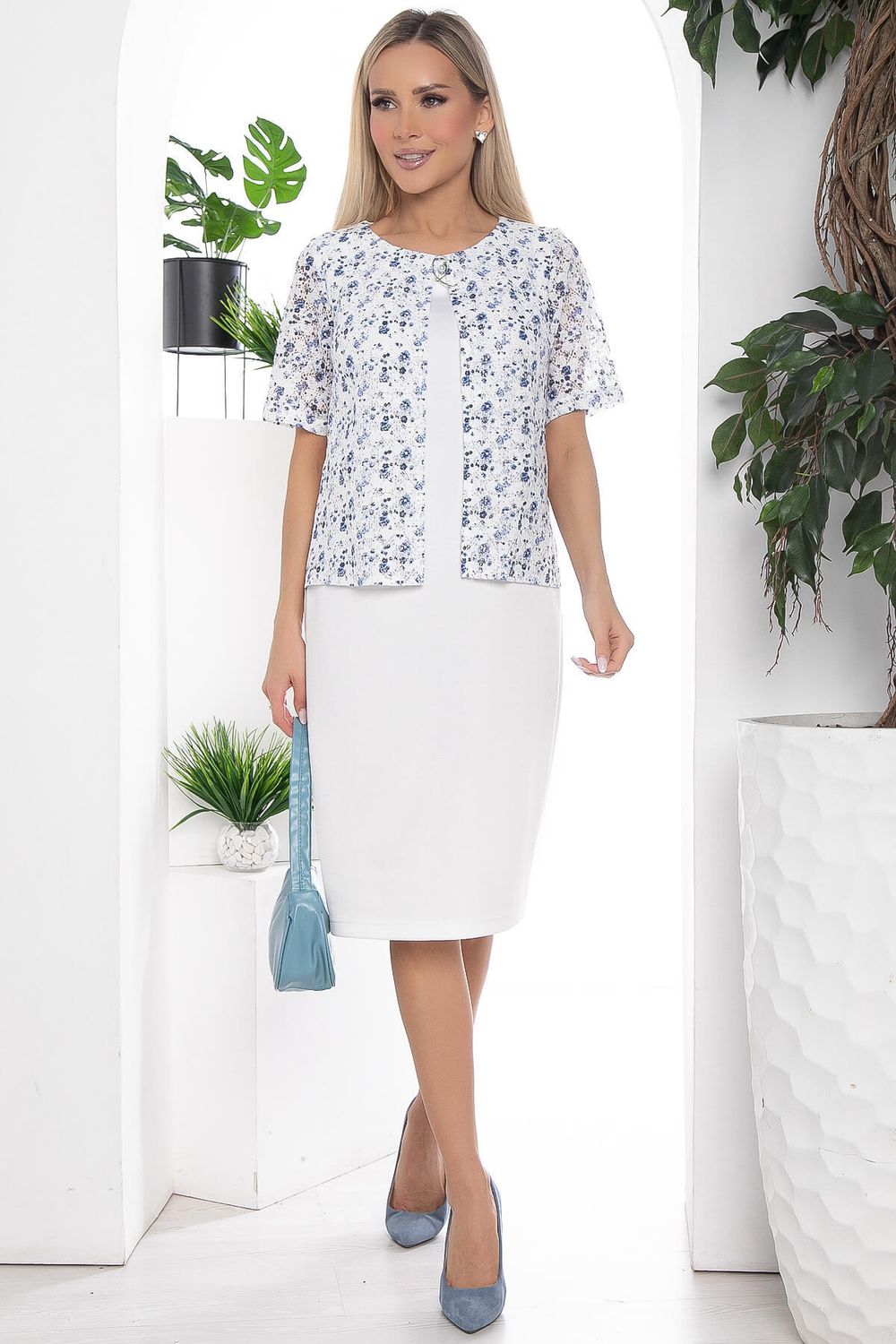 Платье Грэйс белое П10212 LT Collection