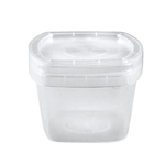 Банка 280 гр с герметичной крышкой (евро) прямоугольная