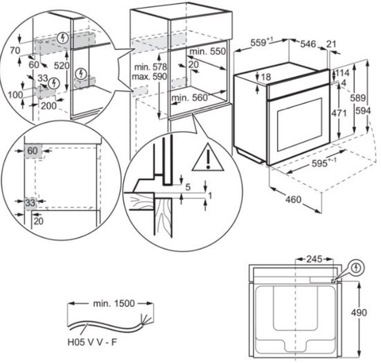 Электрический духовой шкаф Electrolux OKE6P71X