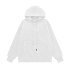 Худи SHADOW Center Logo, белый, утеп.