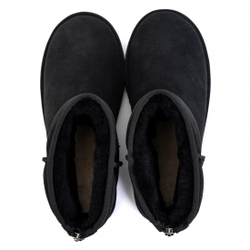 UGG Classic Short Zip II Black