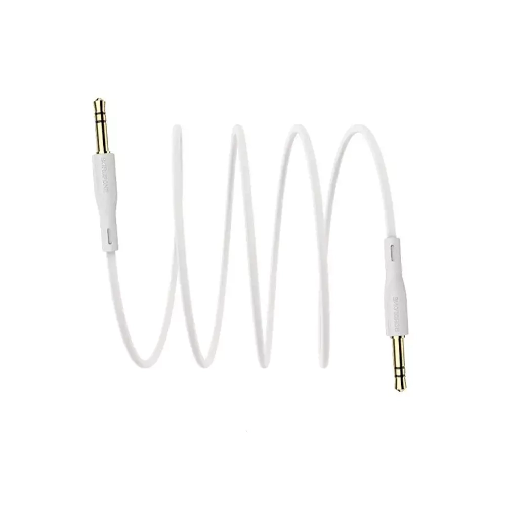 AUX cable 1m 3,5/3,5 Borofone BL1 white