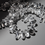 Горный хрусталь натуральный, перышки, фриформ, 10-18*3-8мм