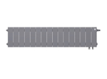 Радиатор Royal Thermo PianoForte 200 /Silver Satin - 16 секц. VDR