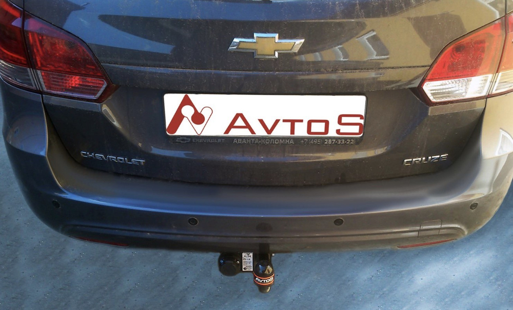Фаркоп для Chevrolet Cruze седан 2009-2016 Тип шара: A. Нагрузки: 1800/75 кг, CV 08
