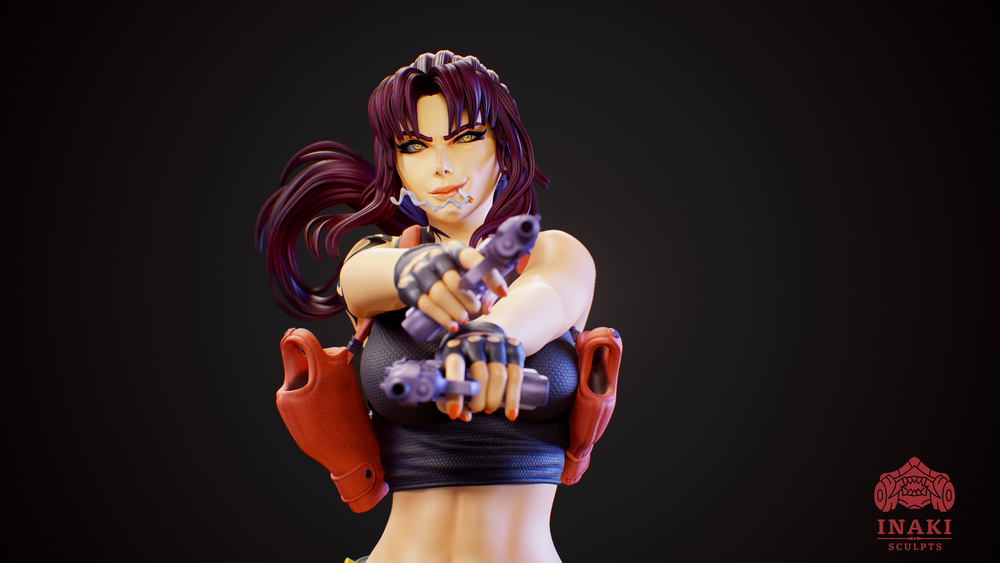 Фигурка Реви Пираты Чёрной лагуны Revy Black Lagoon Rebecca