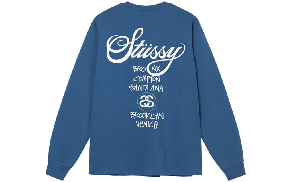 Толстовки Stussy WORLD TOUR LS TEE T, 3993713