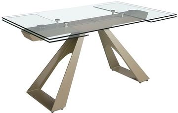 Раздвижной обеденный стол 1125/MC22052DT из закаленного стекла 160/200/240 x 90