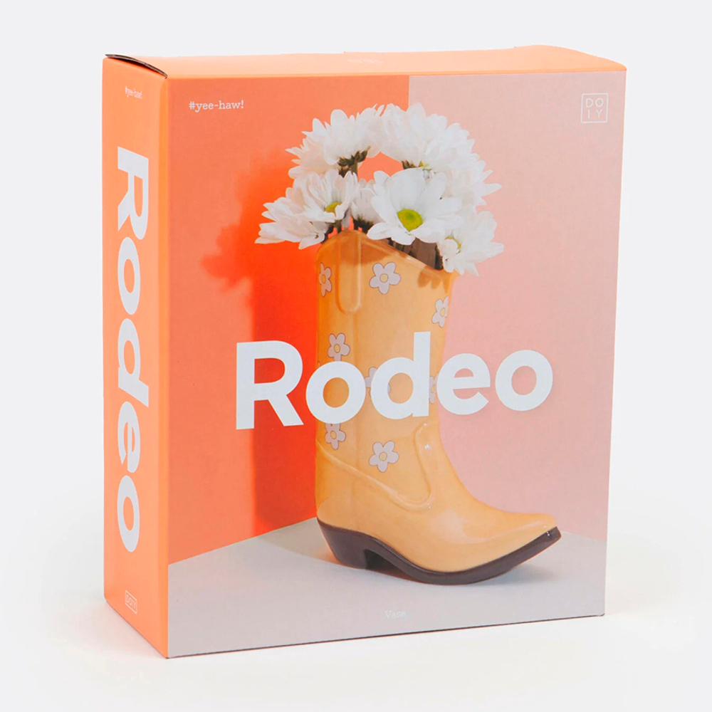 Ваза для цветов rodeo, 22,5 см, желтая