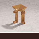 117 Внутр. угол к пл. для ковролина "Cezar" Шоколад