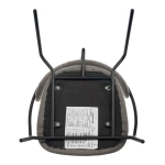 Стул Ant букле серый