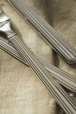 ZARA HOME НАБОР СТОЛОВЫХ ПРИБОРОВ, СТАЛЬНОЙ