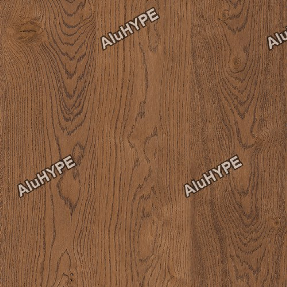 Алюминиевая композитная фасадная панель PlastCover 4/0,4 FR 1500×4000, цвет 1263 Дуб Файер AluHype