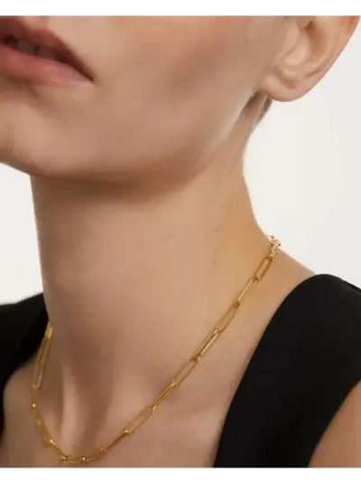 Колье Statement серебро 925 пробы покрытое золотом