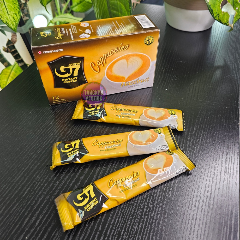 Кофе растворимый Капучино Trung Nguyen G7 Cappuchino 12 пакетиков по 18 гр