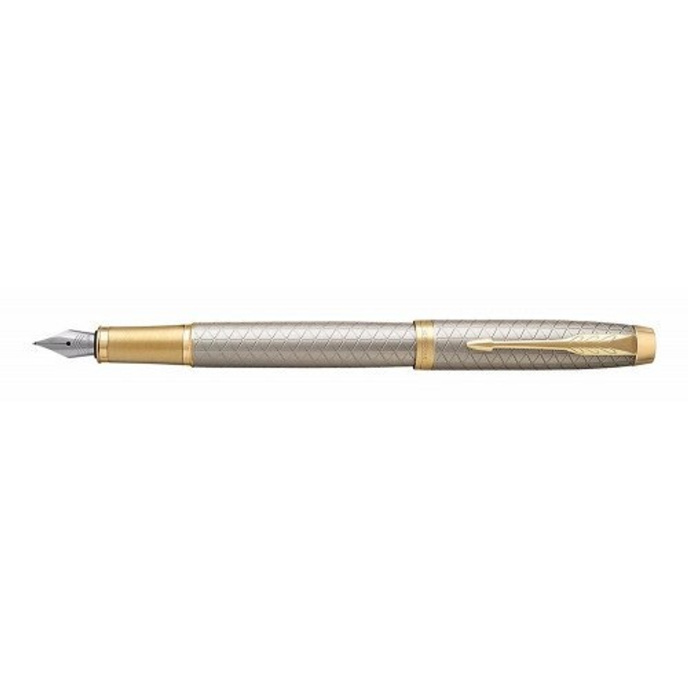 Перьевая ручка Parker IM Premium Warm Silver (grey) GT
