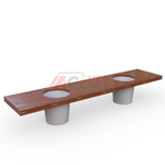 Лавка с вазоном Ромео и Джульетта