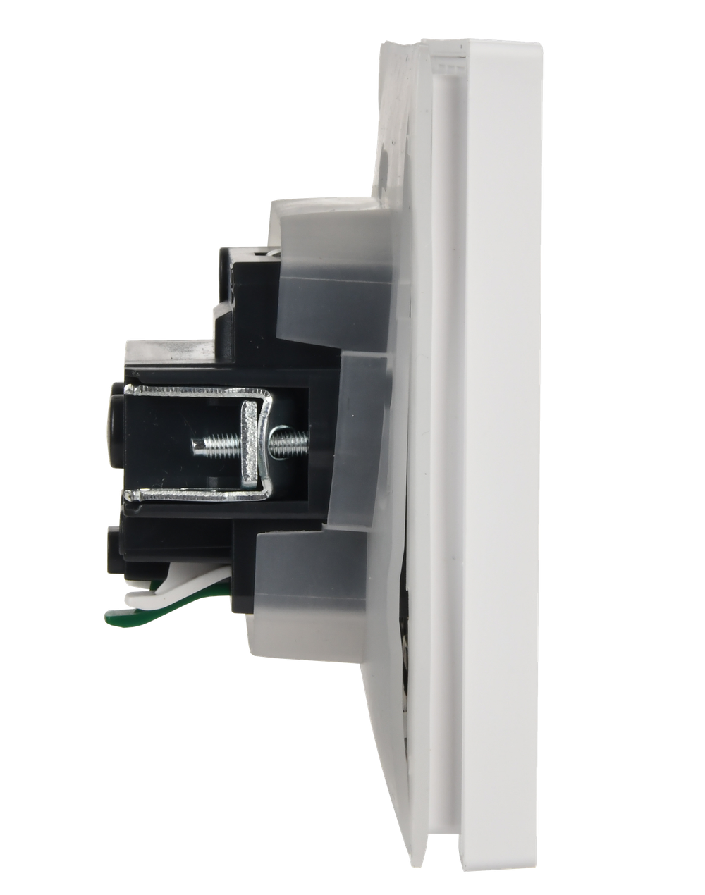 FORTE&PIANO Розетка 1-местная с заземлением с защитными шторками и крышкой безвинтовое крепление 16А IP44 FP219 белый IEK