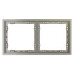 Рамка пластиковая VOLTUM S70 на 2 поста, (шелк)