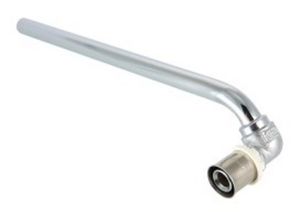 Радиаторные пресс-угольники VALTEC VTm.281.N с хромированной трубкой