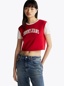 Футболка женская TOMMY JEANS TJW REG CRP VARSITY