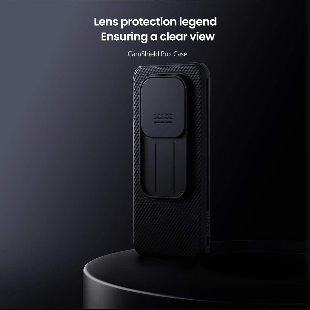 Чехол от Nillkin для Xiaomi Redmi Note 15 Pro+ 5G и Poco M8 Pro 5G, серия CamShield Pro (защитная сдвижная шторка для камеры)