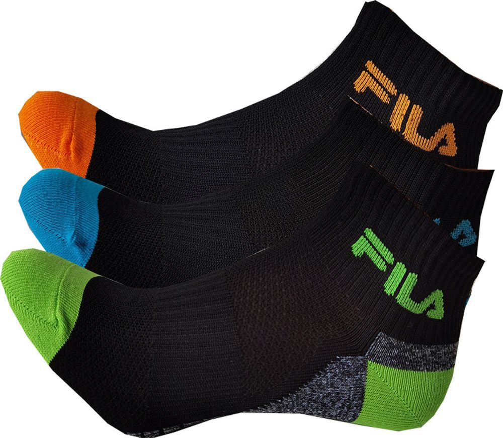 Теннисные носки Fila Calza Cycling Socks 3P - shock black