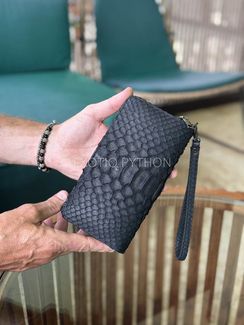 Мужской кошелек из кожи королевского питона WA-233