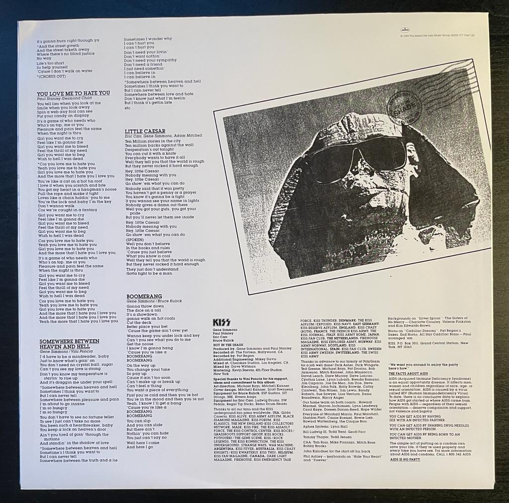 Kiss - Hot in the shade (Европа 2014г.)