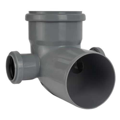 Колено канализационное с двумя отводами RTP 110х50 мм 87,5° левый+правый