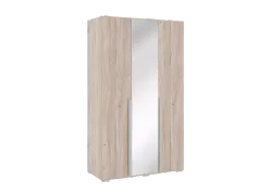 Шкаф трехдверный с зеркалом"Лайк" (Дуб Мария/Галька)