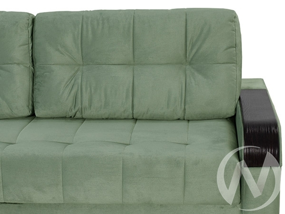 Диван прямой Татьяна 5 (БД) Optima/Bismark 11 (велюр мятный)