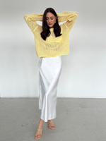 Джемпер-сетка из хлопка