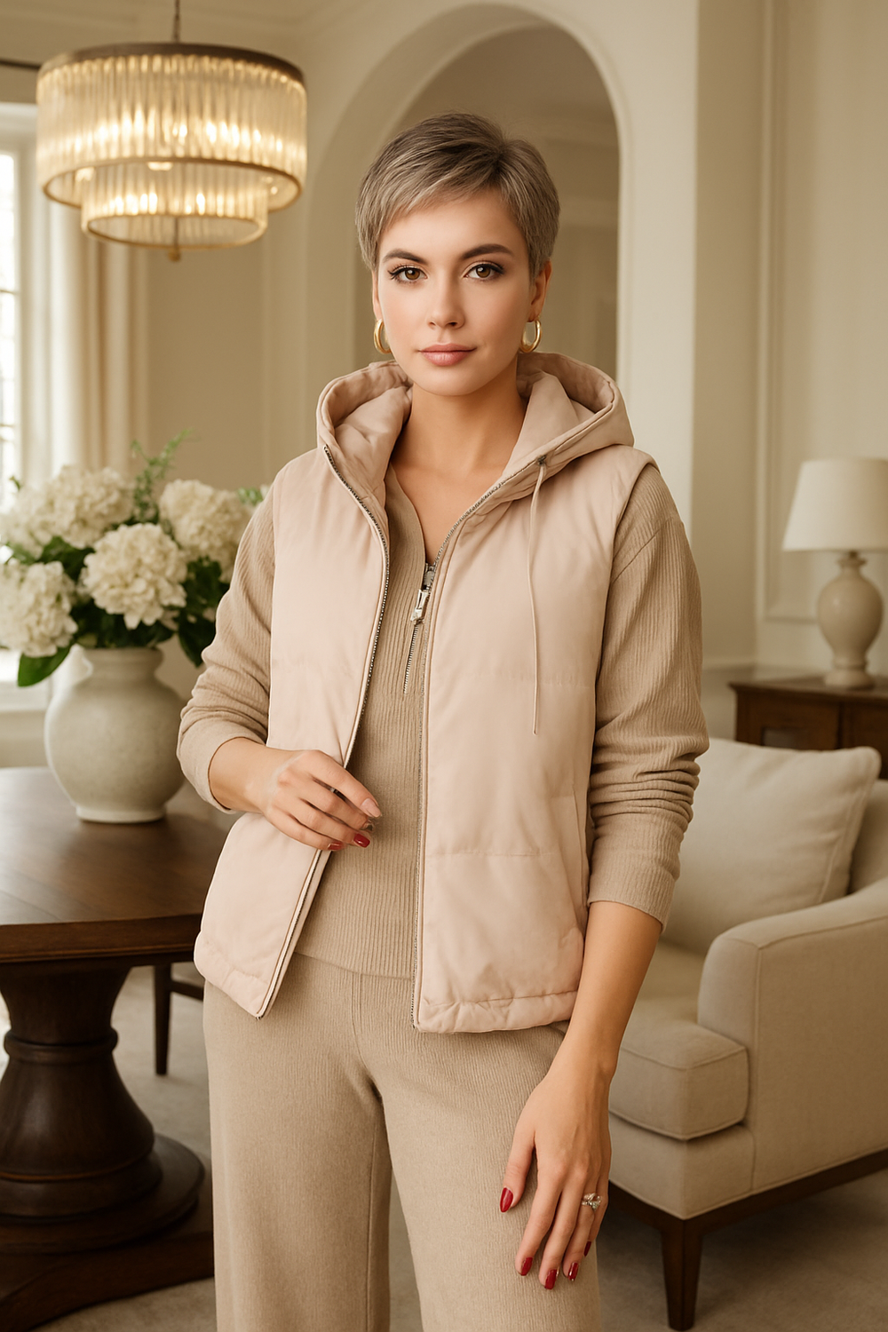 Костюм-тройка Macy — уютный минимализм в стиле спорт-шик