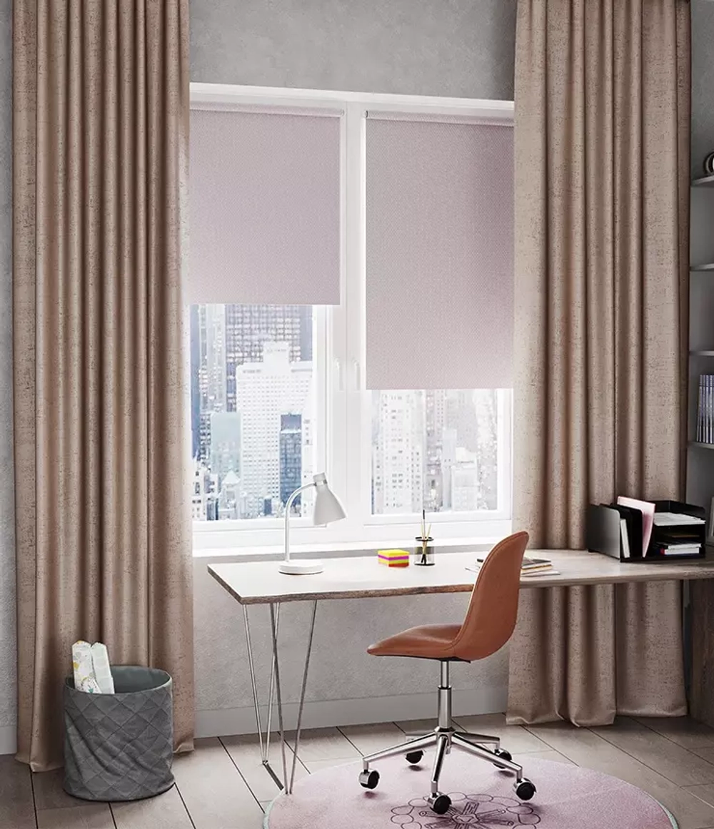 Рулонные шторы Бостон Пион