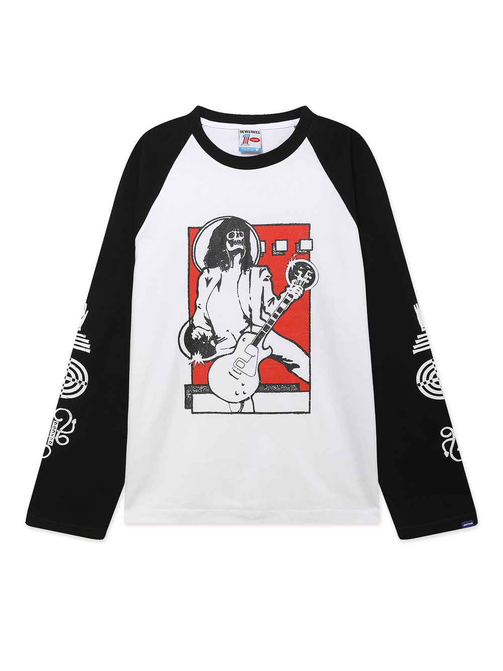 Мужской Лонгслив Raglan Tshirt - Jimmy - Black