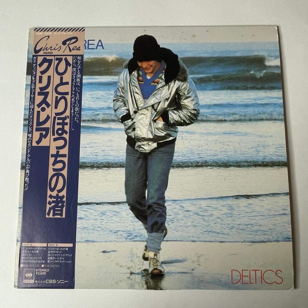 Винтажная виниловая пластинка LP Chris Rea Deltics (Japan 1982) (Obi)
