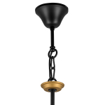 731067 Люстра CERO 6х40W E14 ЧЕРНЫЙ/ЗОЛОТО/БЕЛЫЙ