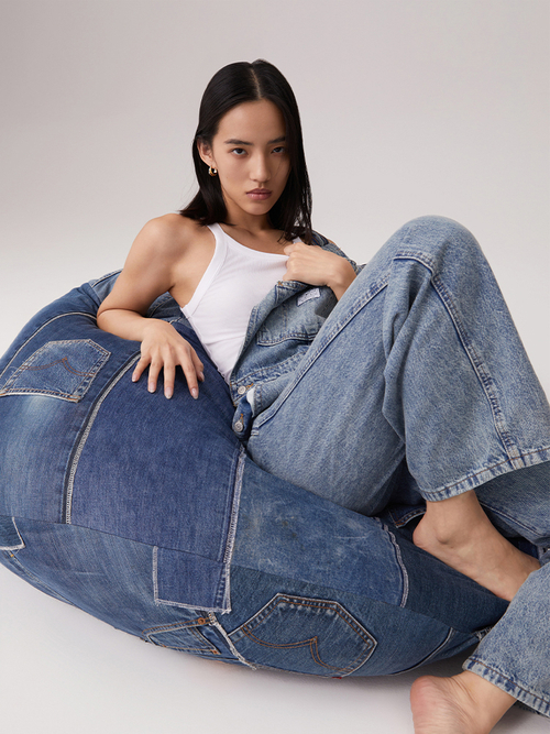 Женский джинсовый комбинезон Levi's Baggy Overalls 000UG-0002