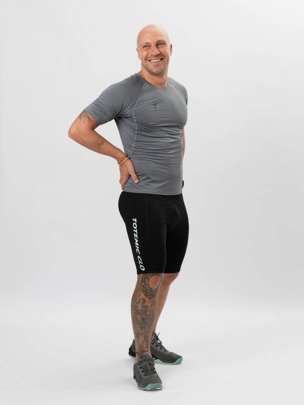 Спортивная футболка DRI FIT реглан TOTEMIC CLO сталь