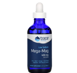 Trace Minerals Mega-Mag 400 mg 118 ml , Магний