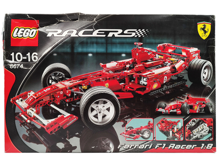 Конструктор LEGO Racers 8674 Гонщик Феррари Ф 1 1:8