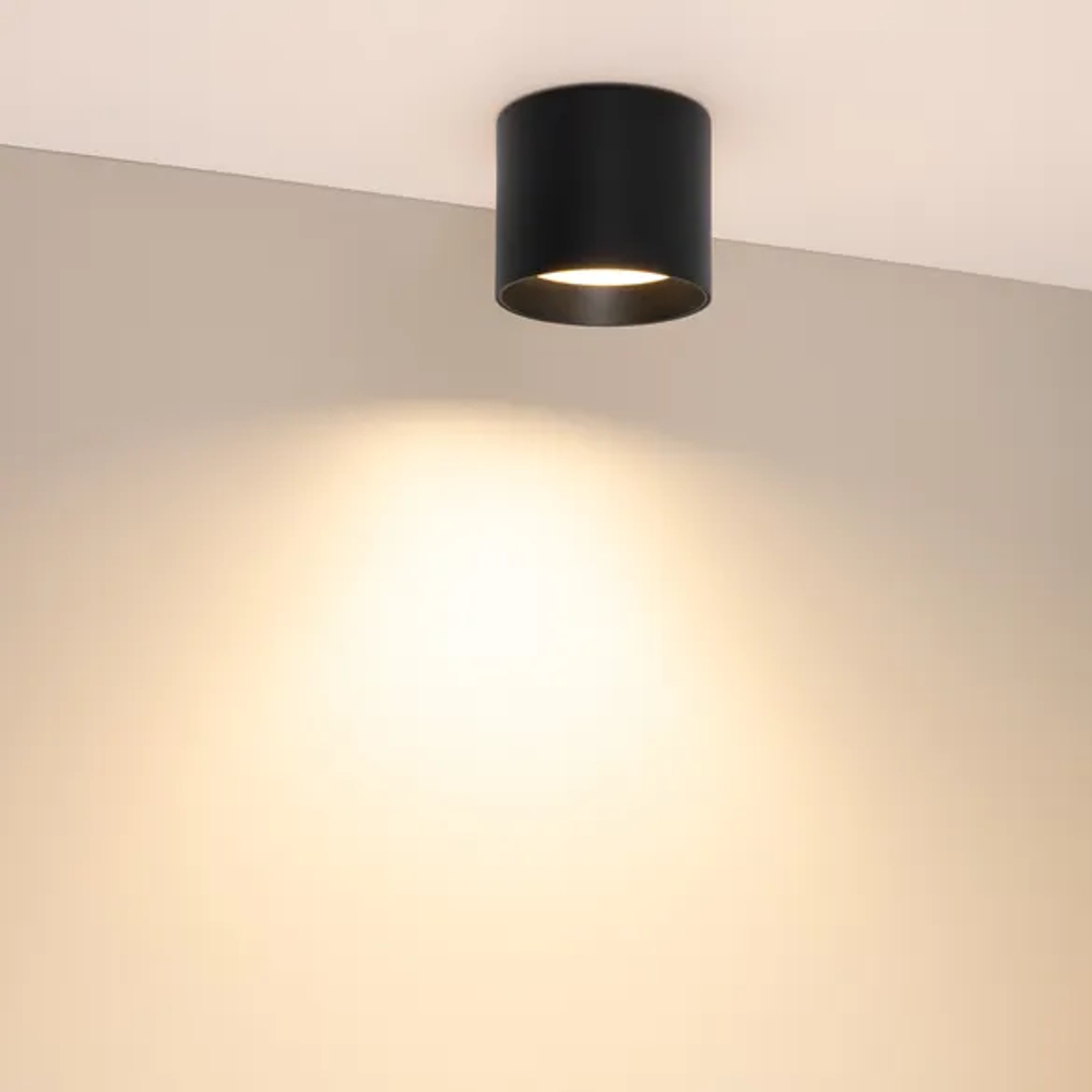 Светильник SP-BISCOTTO-R90-8W Warm3300-MIX (BK, 80 deg, 230V) (Arlight, IP54 Металл, 5 лет) 054911