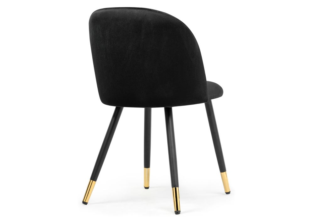 Стул на металлокаркасе Gabi black / black / gold