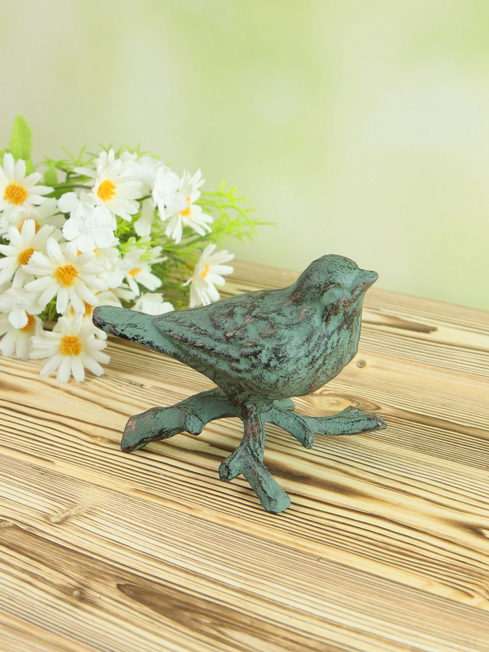 Iron Garden Фигура декоративная "Птичка поющая на ветке"
