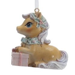 GAEM Фигурка декоративная подвесная "Лошадка", L6 W3 H6,5 см