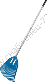 GRINDA PP-23 ALU, 500 х 50 х 1680 мм, 23 зубца, алюминиевый черенок, пластиковые, веерные грабли, PROLine (421811)