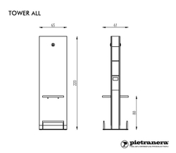 Зеркало парикмахерское TOWER