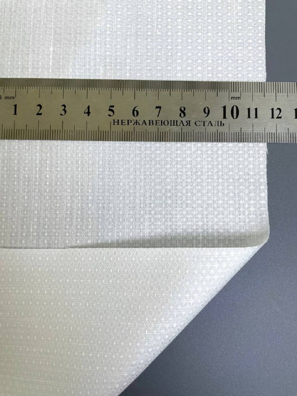 Коттон сорочка, белый, жаккард точка NB#003