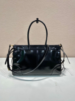 Prada Large Leather Handbag 38 cm